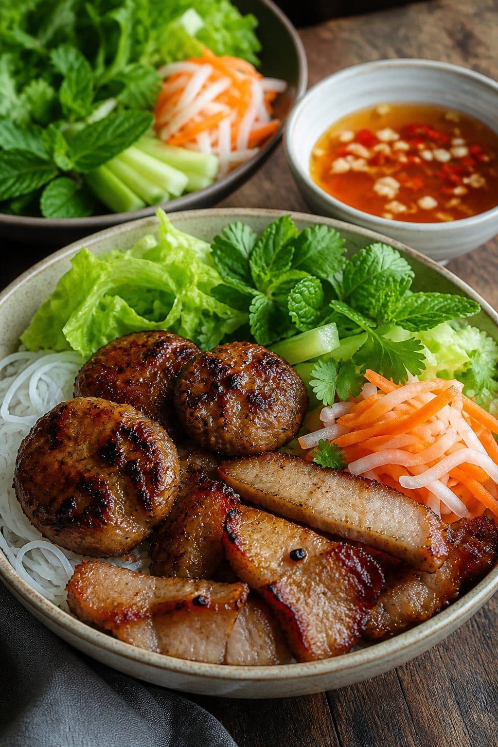 Bún Chả-Style Pork Bowls