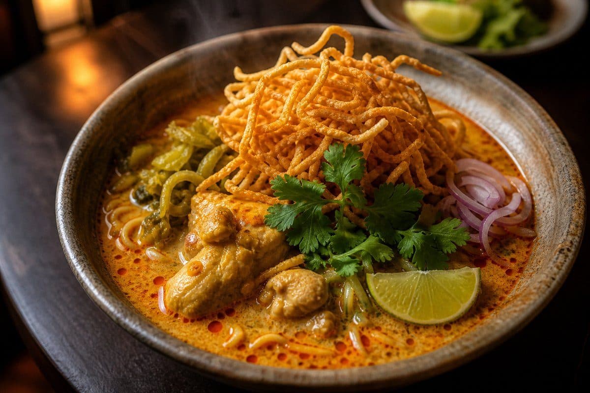Northern Thai-Style Chicken Khao Soi