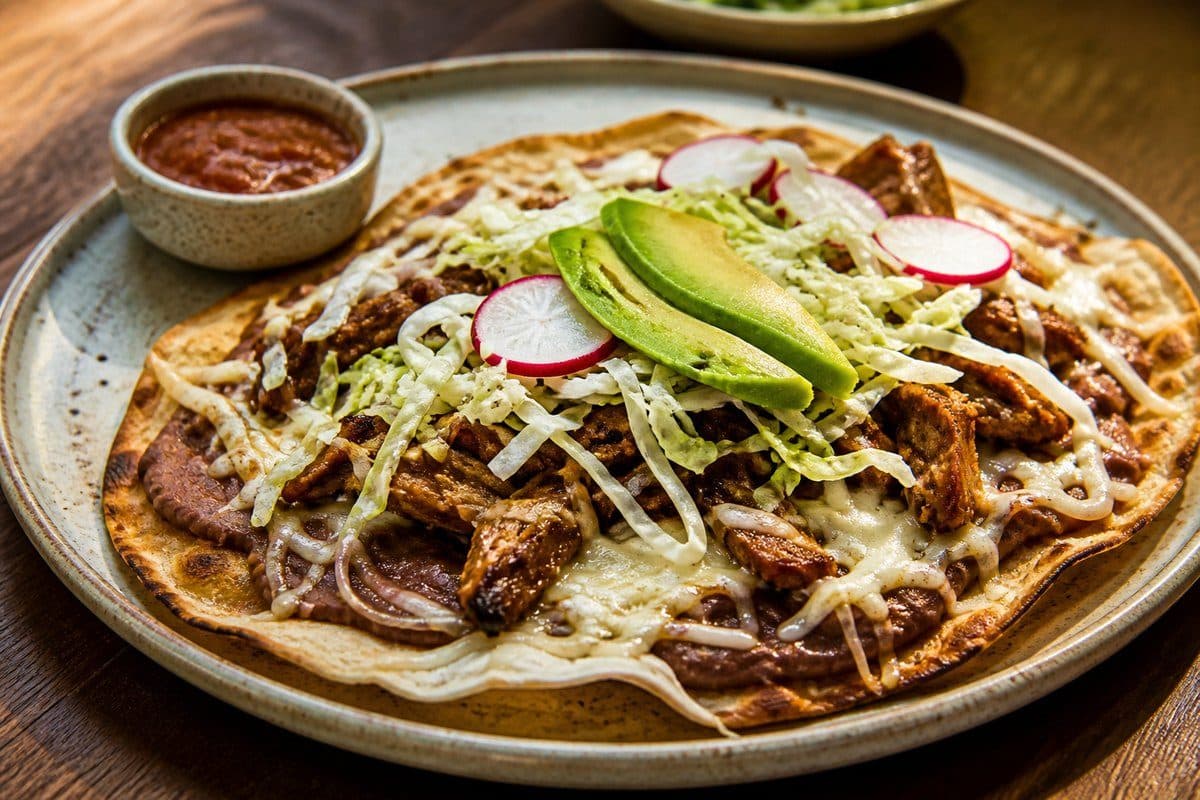 Oaxacan-Inspired Tlayudas