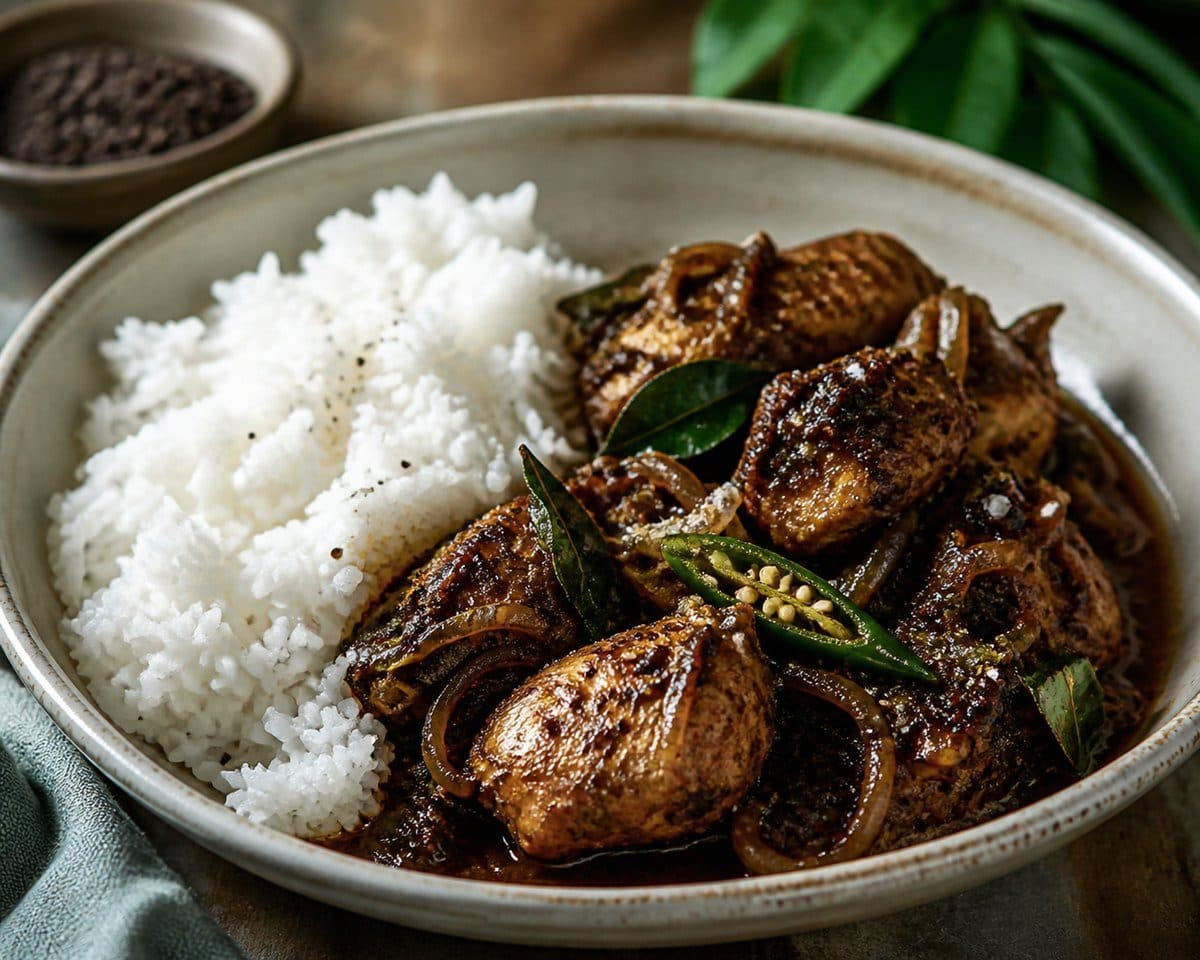 Sri Lankan Black-Pepper Chicken